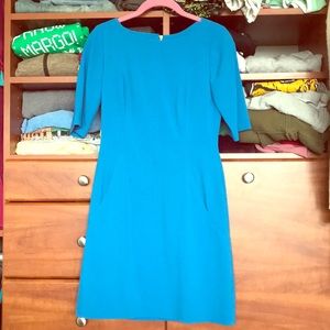 Tahari Ponte Seam Shift Dress